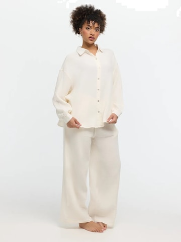 cfab Baggy Trousers 'Musselin Pants' in White