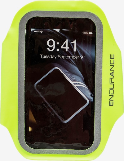 ENDURANCE Smartphone Armband 'Cave' in neongelb / schwarz, Produktansicht