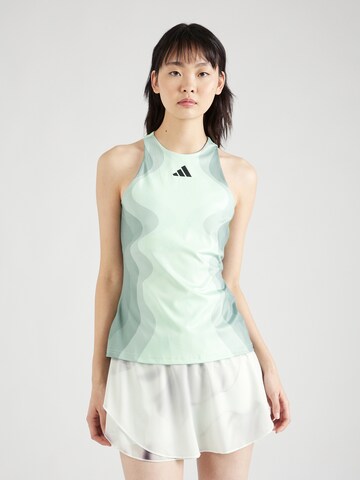 ADIDAS PERFORMANCE Sporttop in Groen: voorkant