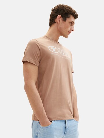 T-Shirt TOM TAILOR en beige