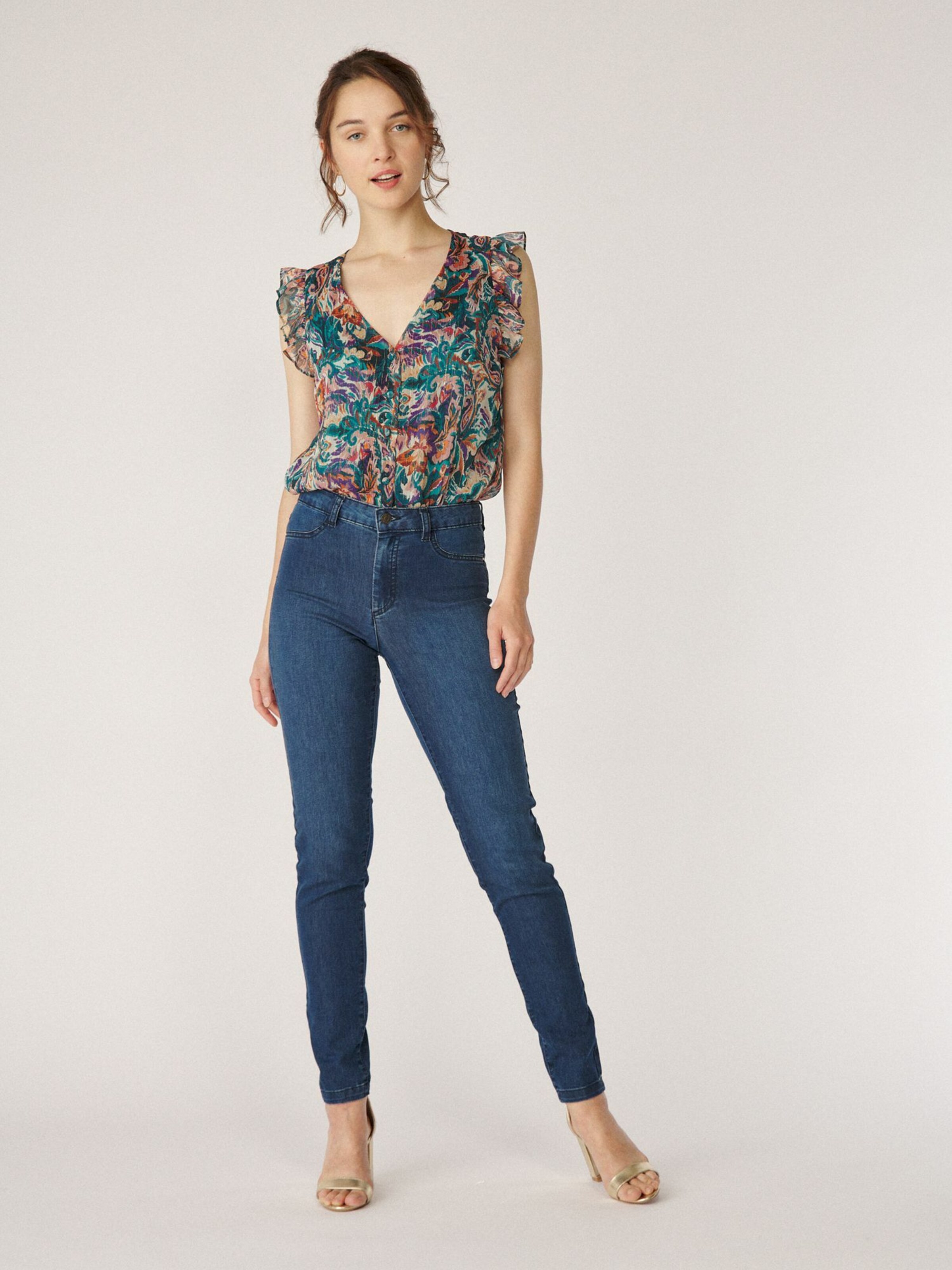 Frauen Hosen NAF NAF Hose in Blau - ZQ58755 Frauen Hosen NAF NAF Hose in Blau - ZQ58755