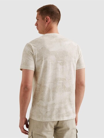 PME Legend - Camiseta 'T-shirt in soft jersey with allover print' en blanco