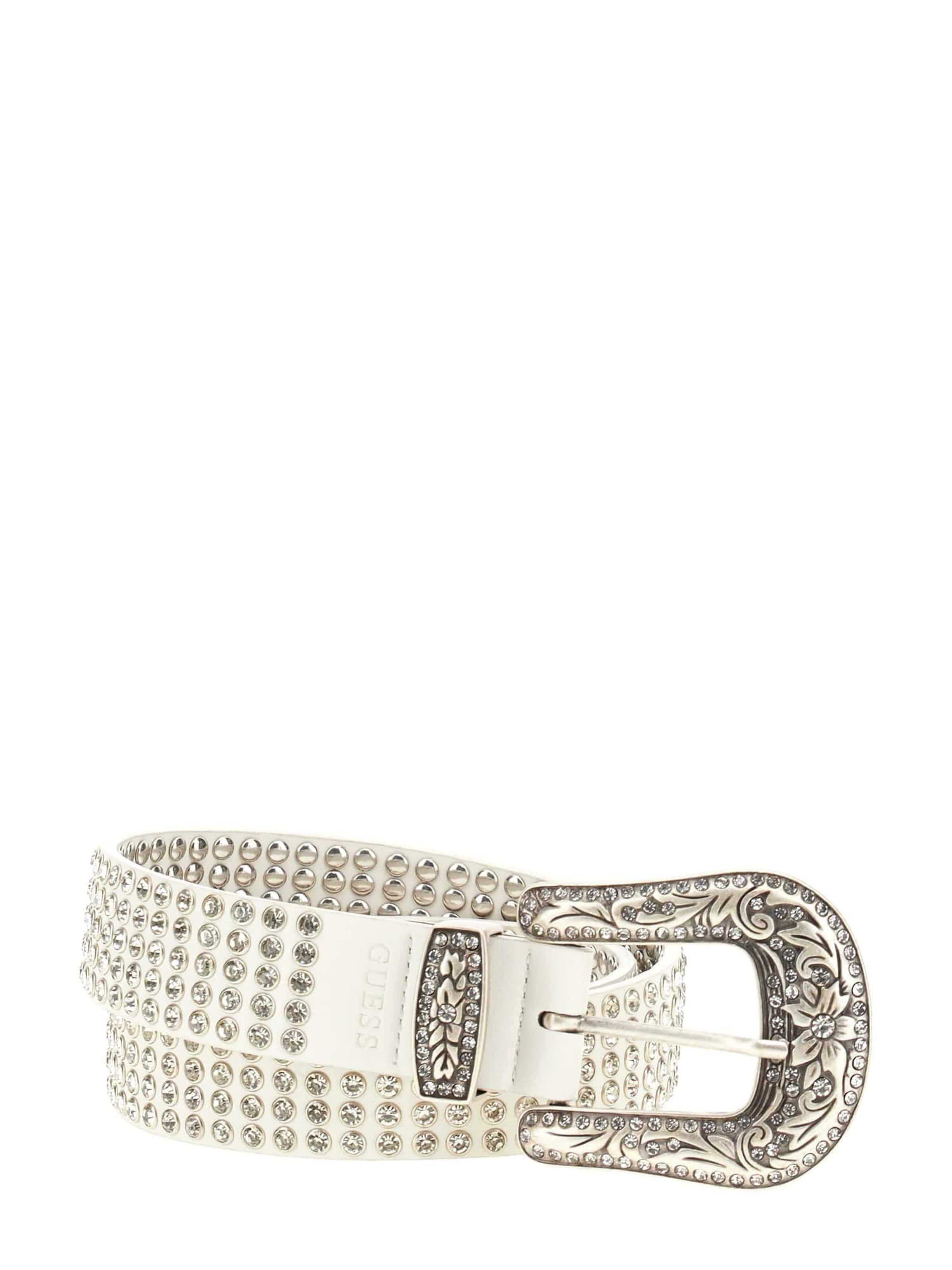 GUESS Gürtel in Weiß: Vorderseite