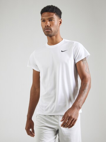 Maglia funzionale 'VICTORY' di NIKE in bianco: frontale