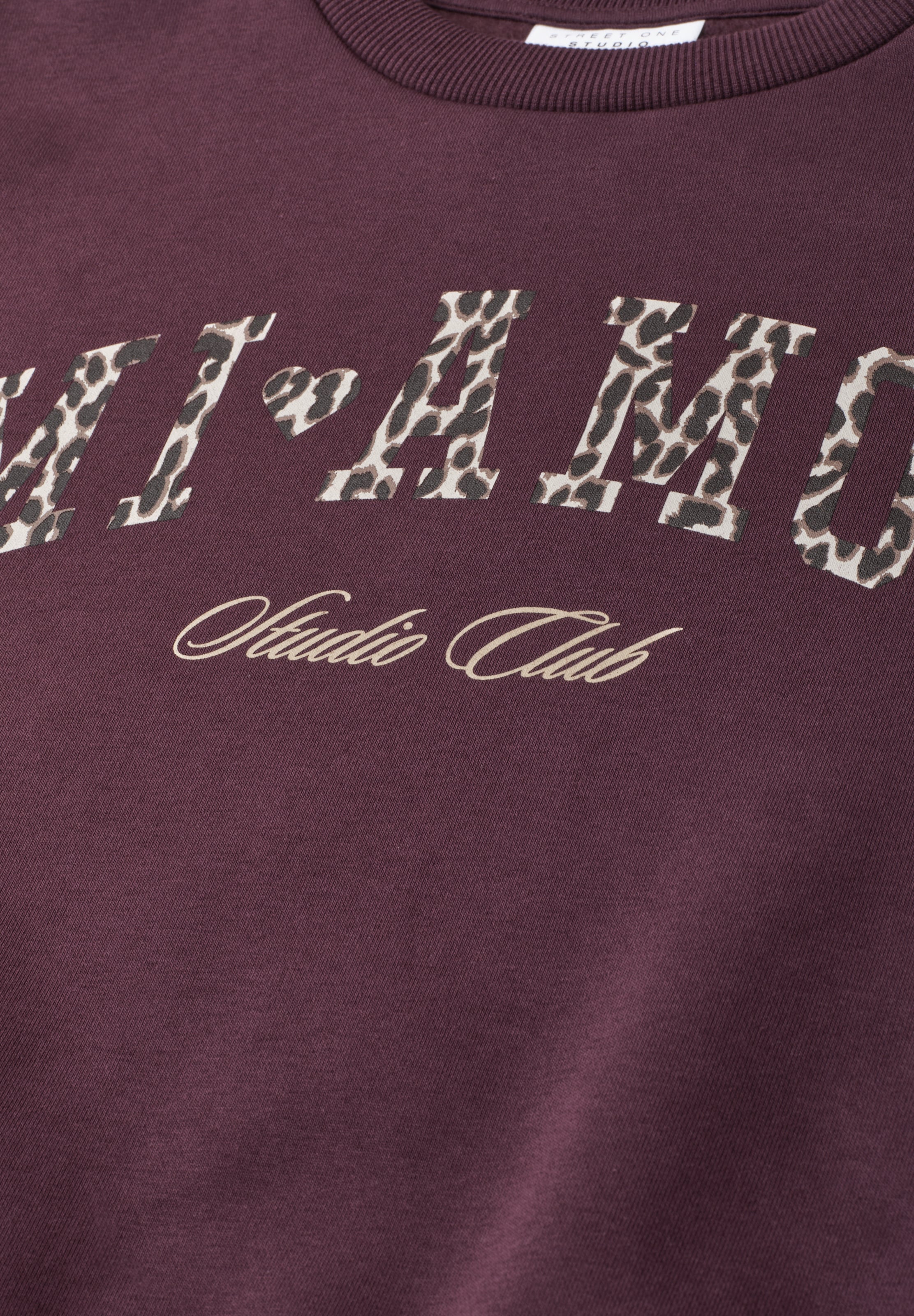 Street One Studio Sweatshirt in Lila