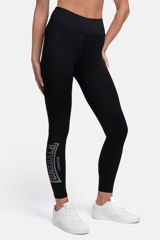 LONSDALE Skinny Leggings in Zwart: voorkant