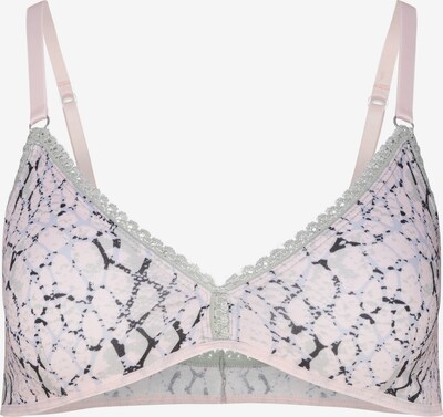 VATTER Triangle Bra Fine Frida in taubenblau / rosa, Produktansicht