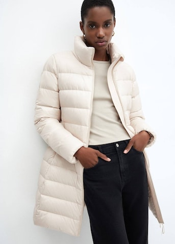 MANGO Zimska jakna | bež barva