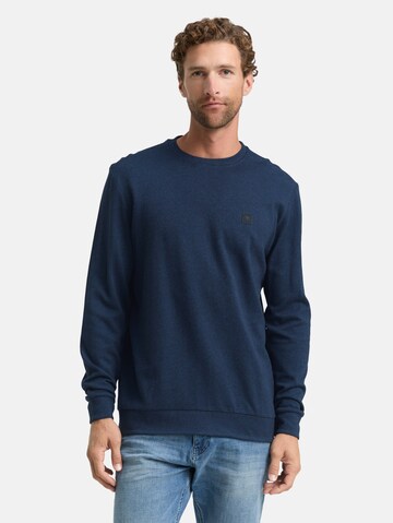 T-Shirt TOM TAILOR en bleu : devant