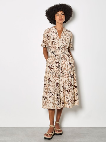 Apricot Jurk ' ' in Beige: voorkant