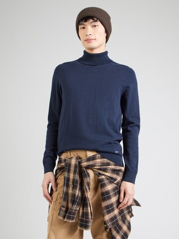 s.Oliver Pullover i blå: forside