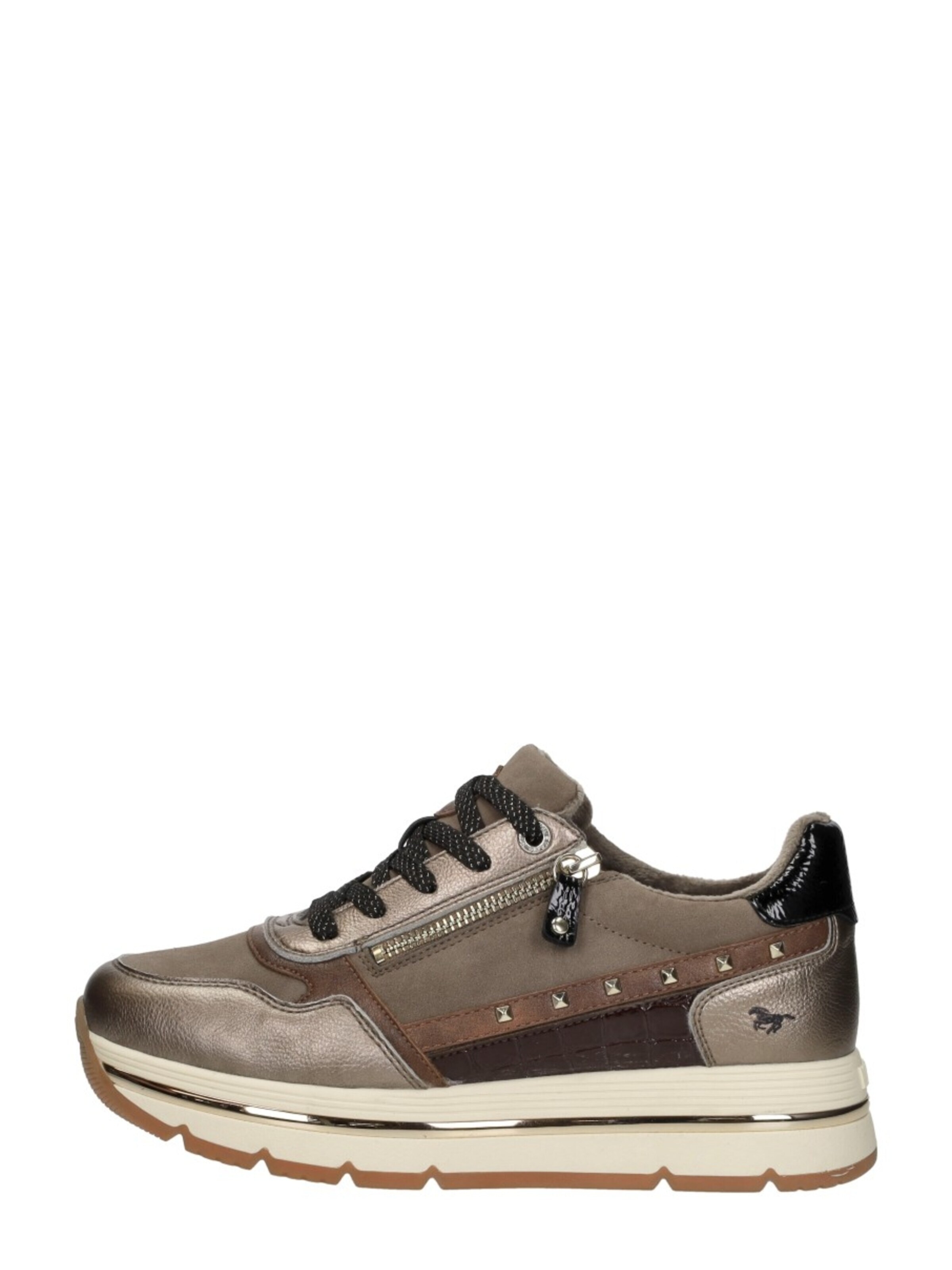 Baskets basses 'Sneakers Laag' MUSTANG en gris : devant