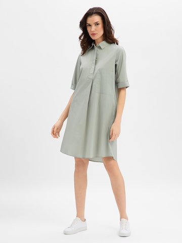 Marie Lund Blusenkleid 'Lisa' in Grün: Vorderseite