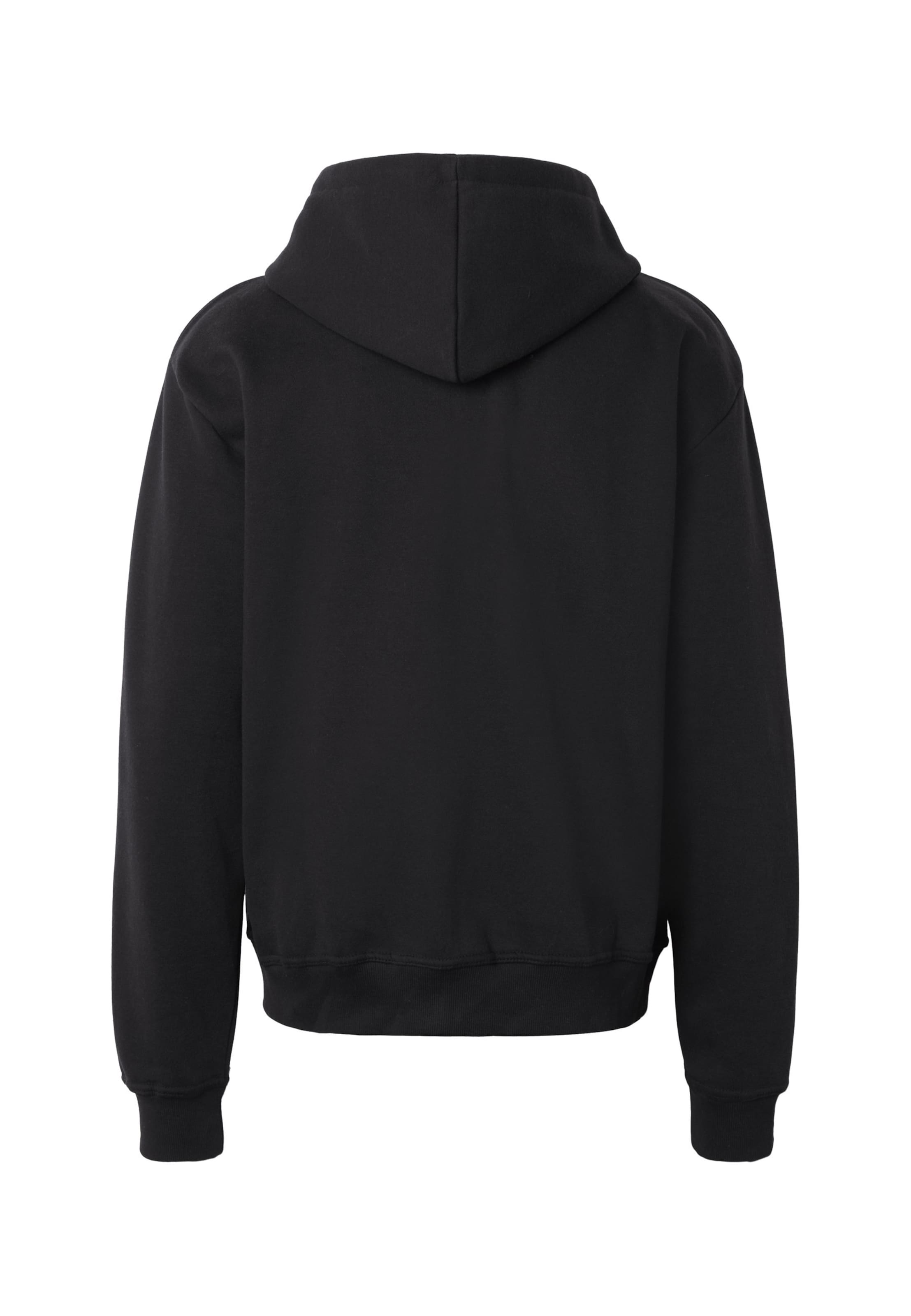 European League of Football Sweat jacket 'Blanko' in Black