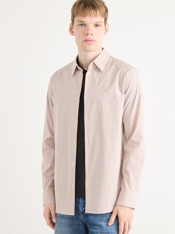 Slim fit Camicia di Calvin Klein in arancione: frontale