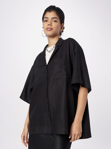 WEEKDAY Blouse 'Eva' in Black: front