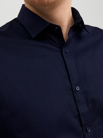 Jack & Jones Plus Comfort fit Overhemd 'Blacardiff' in Blauw