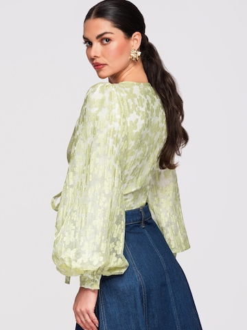 Camicia da donna di Ombre in verde