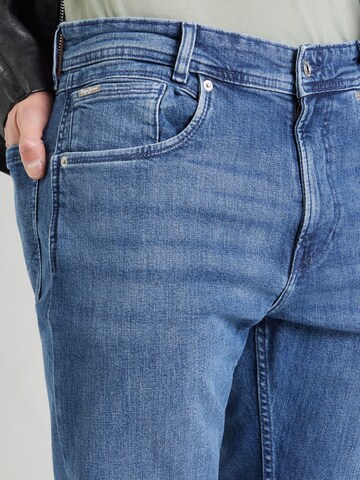 Pepe Jeans Liibuv Teksapüksid 'Callen', värv sinine