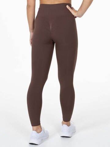 Divina Skinny Sporthose 'Prime' in Braun