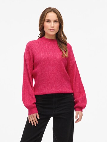 VILA Pulover | roza barva: sprednja stran