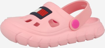 TOMMY HILFIGER Beach & Pool Shoes in Pink: front