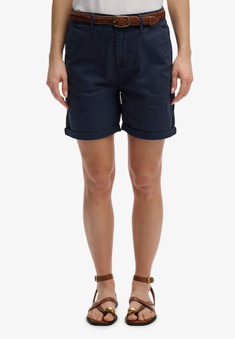 Superdry & Co Regular Chino in Blauw: voorkant