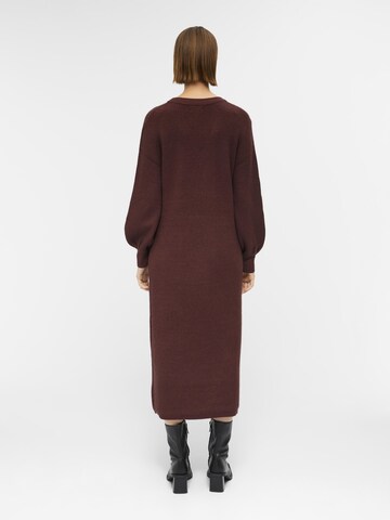 OBJECT Knitted dress in Brown