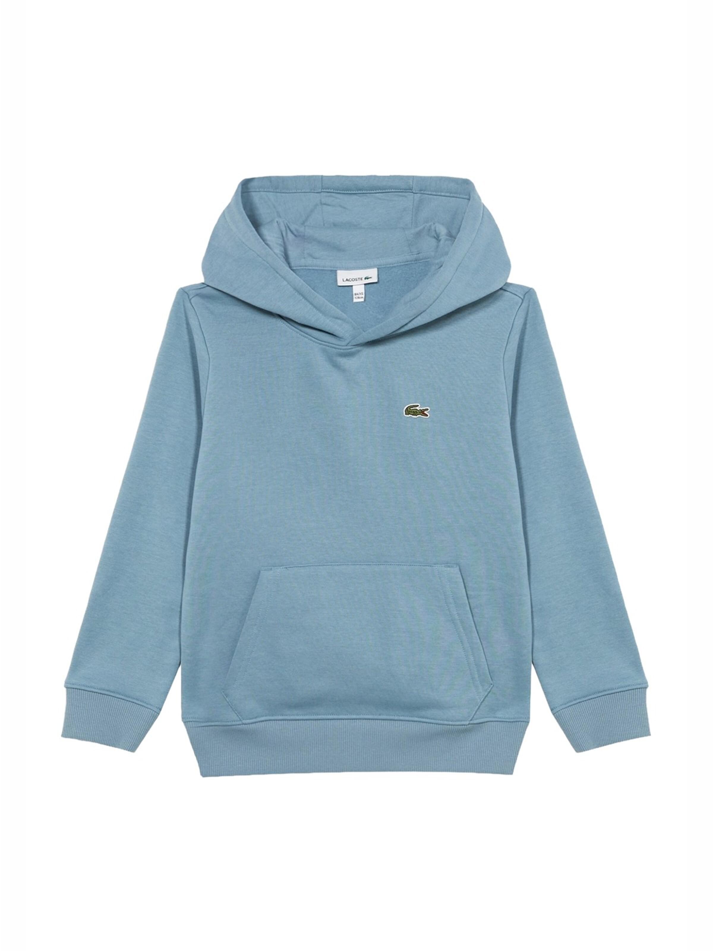 Sweat LACOSTE en bleu : devant