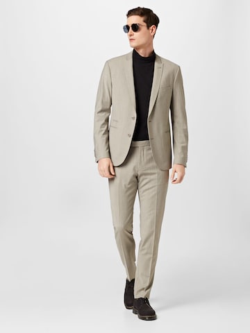 DRYKORN Slim fit Suit 'IRVING' in Beige