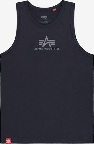 mėlyna ALPHA INDUSTRIES Standartinis modelis Marškinėliai: priekis