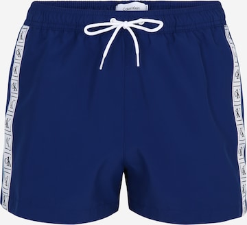 Calvin Klein SwimwearKupaće hlače - plava boja: prednji dio