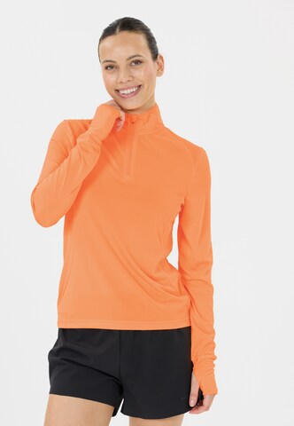 ENDURANCE Sports sweater 'Chaba' in Orange: front