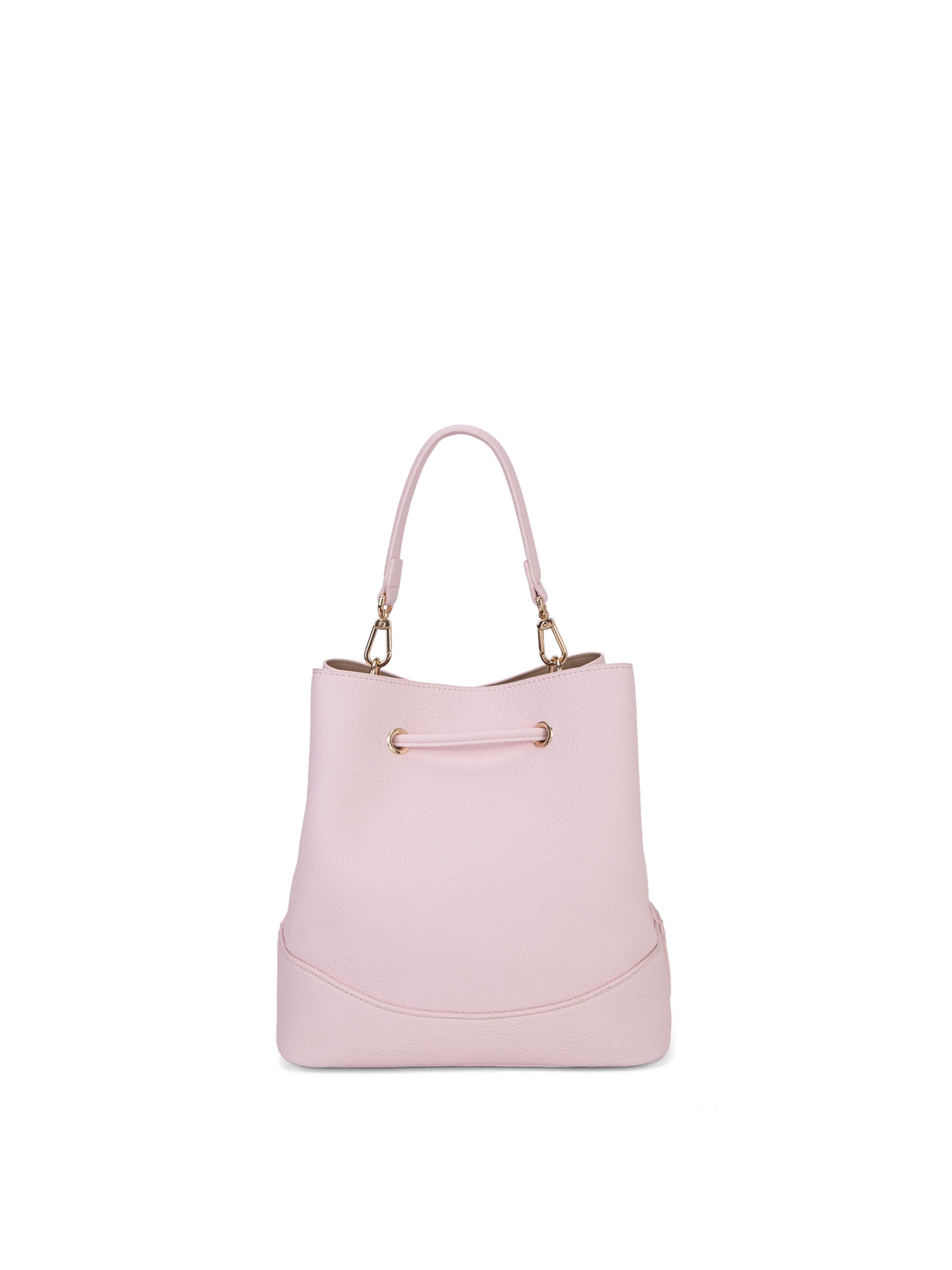 Borsa a mano 'Borsa a Mano Donna Vegan Leather con Coulisse e Tracolla Rimovibile' di Diana&Co. in rosa