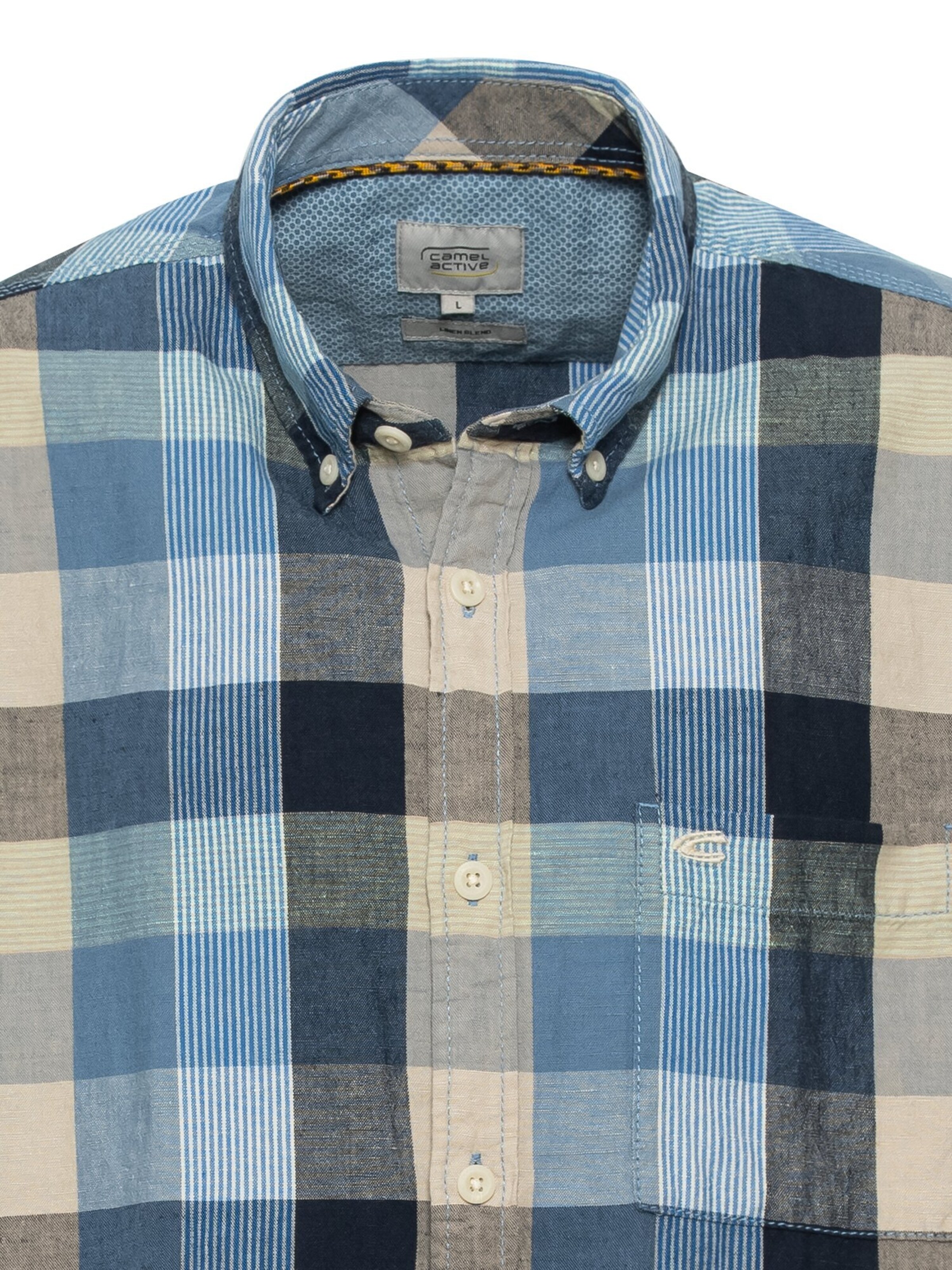 CAMEL ACTIVE Regular Fit Hemd in Blau