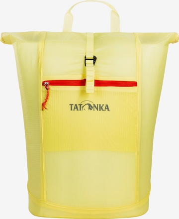 TATONKA Backpack 'SQZY ' in Yellow: front