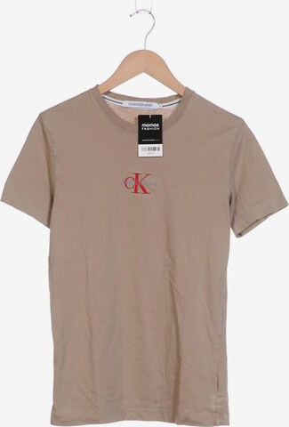 Calvin Klein Jeans T-Shirt M in Beige: predná strana