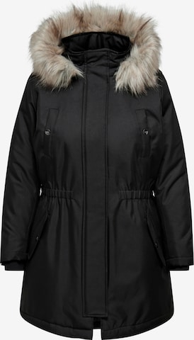 Parka invernale 'CARIrena' di ONLY Carmakoma in nero: frontale