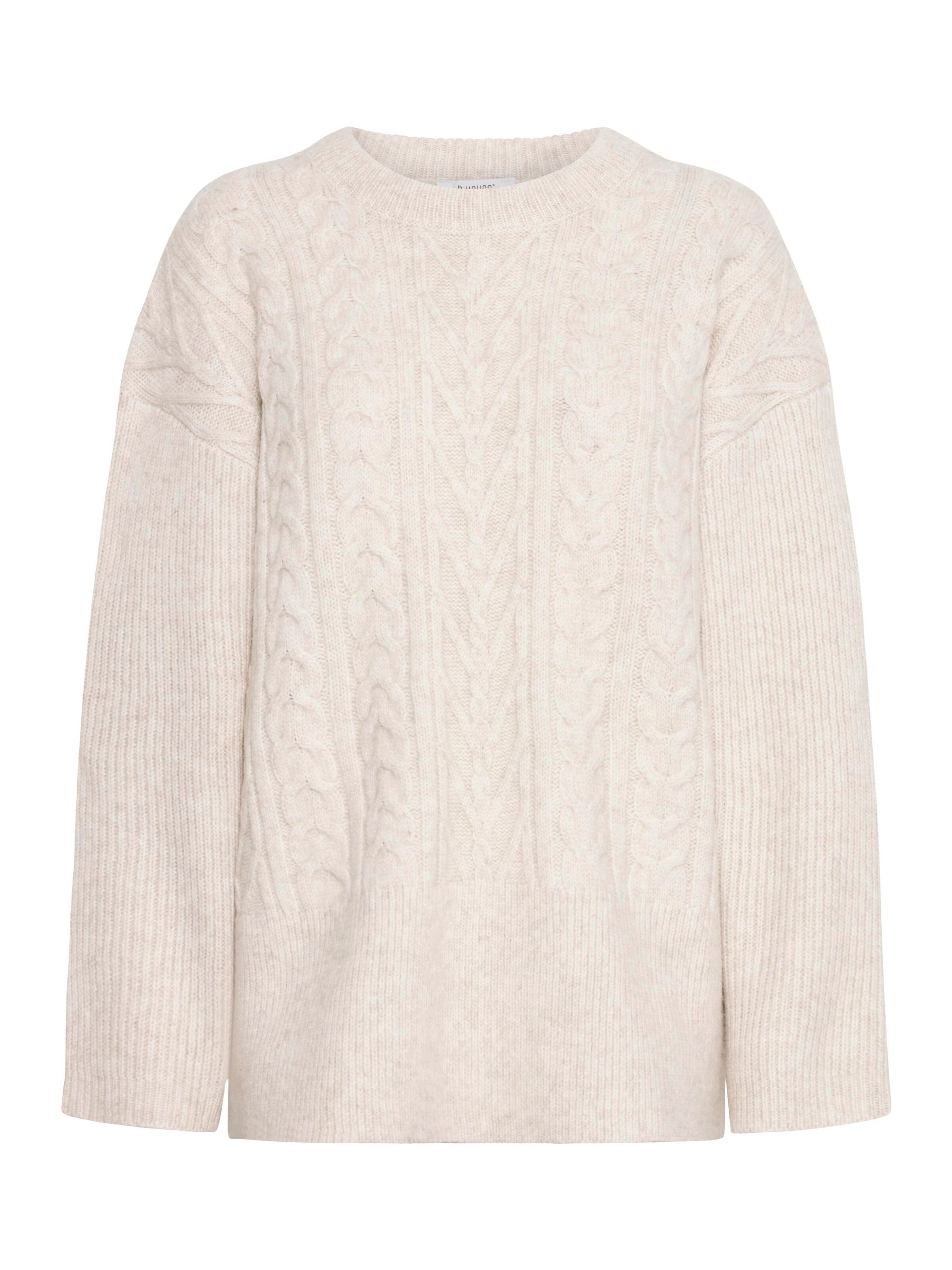 Pull-over 'Nello' b.young en beige : devant