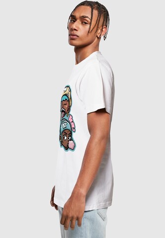 T-Shirt 'Crew Luv' Mister Tee en blanc