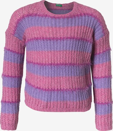 UNITED COLORS OF BENETTON Sweater 'BASICO FALL' in Pink: front