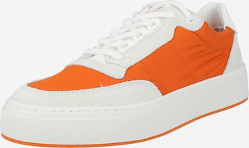 Sneaker bassa di Copenhagen in arancione: frontale