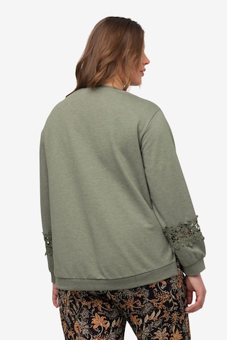 Ulla Popken Sweatshirt in Groen