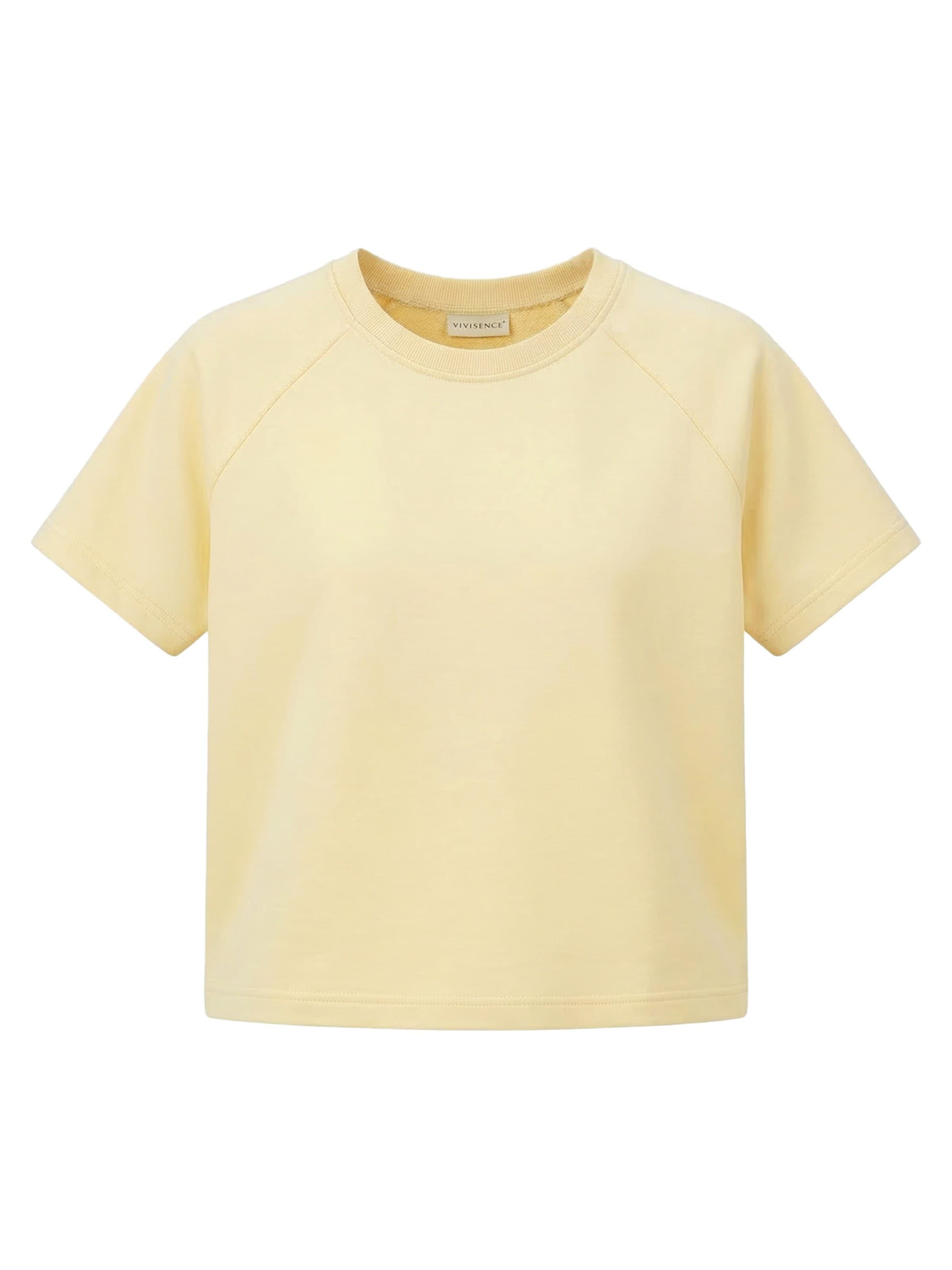 Vivisence Sweatshirt '9007' in Yellow: front