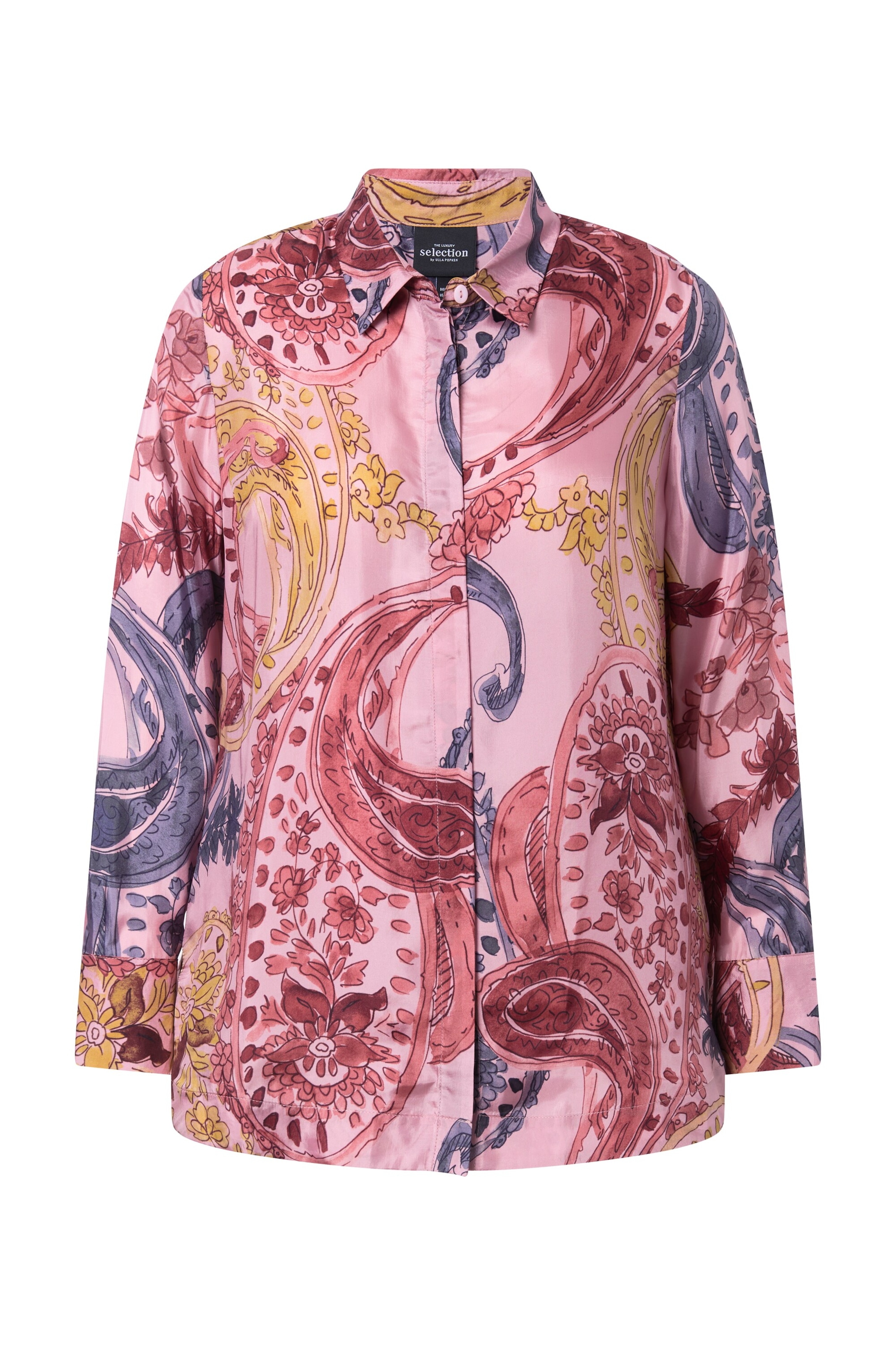 Ulla Popken Blouse in Roze: voorkant