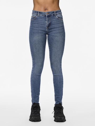 PIECES Skinny Jeans 'DANA' i blå: forside