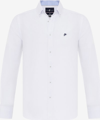 DENIM CULTURE Chemise ' MYLES ' en bleu marine / blanc, Vue avec produit