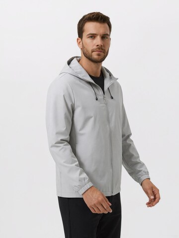 YOUTHUP Athletic Jacket 'Kombi' in Grey