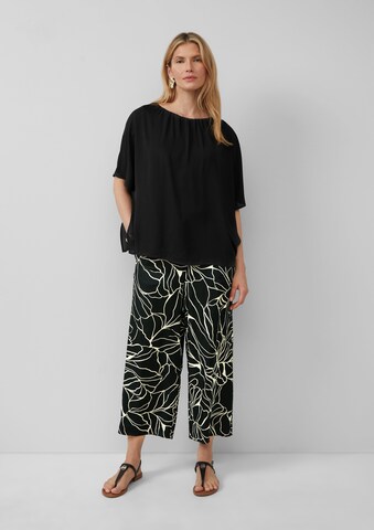 s.Oliver BLACK LABEL Shirt in Schwarz