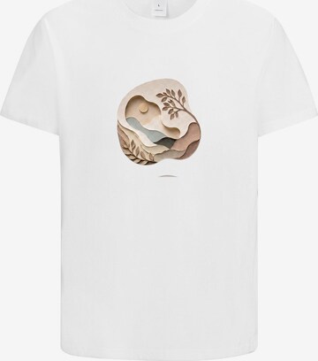 HUSKSWARE Shirt in Weiß: Vorderseite